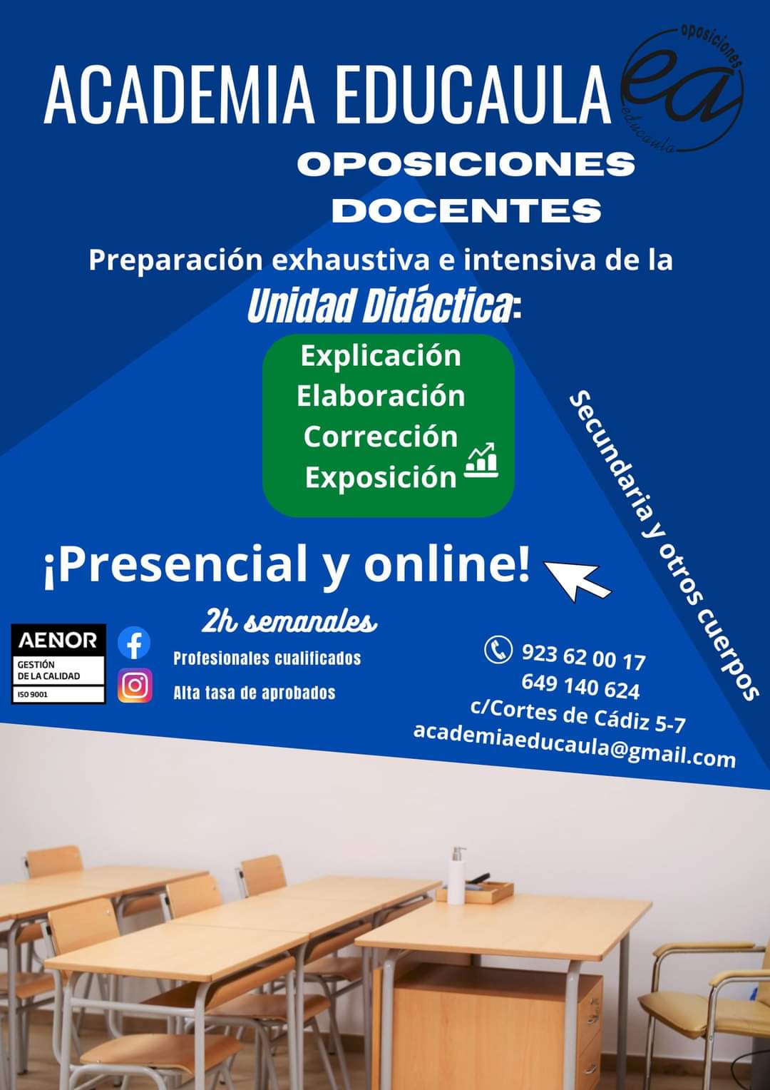 EDUCAULA CENTRO DE PREPARACIÓN DE OPOSICIONES DOCENTES.