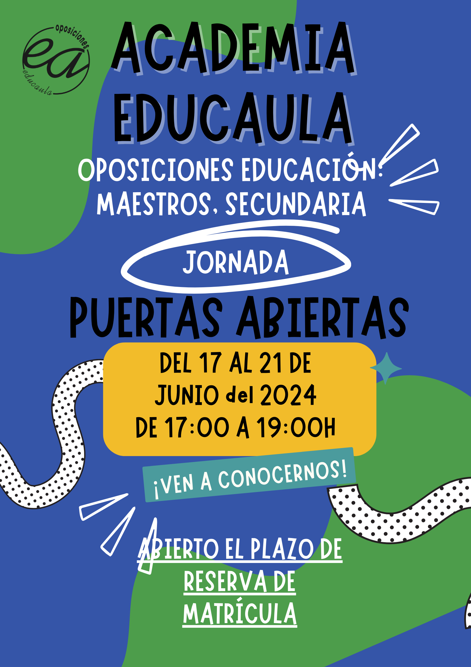 EDUCAULA: JORNADA DE PUERTAS ABIERTAS: Del 17 Al 21 De Junio del 2024